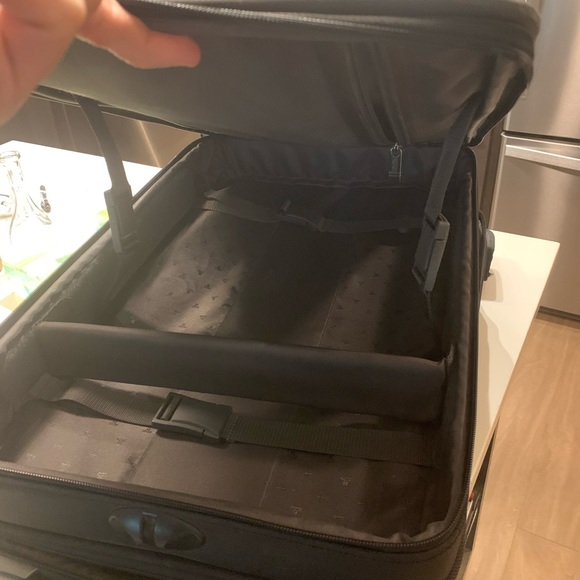 Tumi 14 inch carry-on with hanging bag
